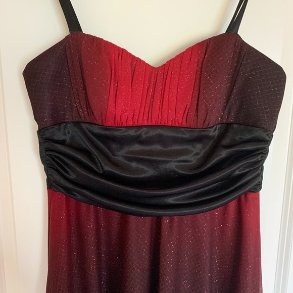Laura P. Formal/Prom , Burgundy,Mini Dress,Size 4P - Picture 5 of 7